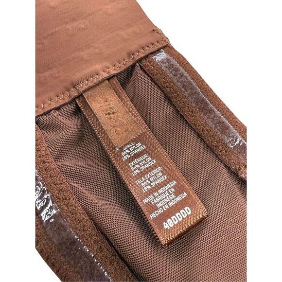 SKIMS Women’s 40DDDD Unlined Balconette Bra Strapless Sheer Cocoa Brown - Picture 5 of 5